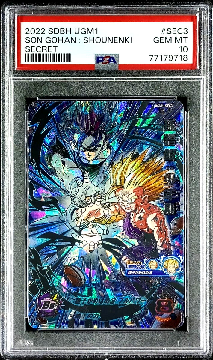 PSA10 ドラゴンボール 孫悟飯/孫悟空 プリズム カードダス30周年記念