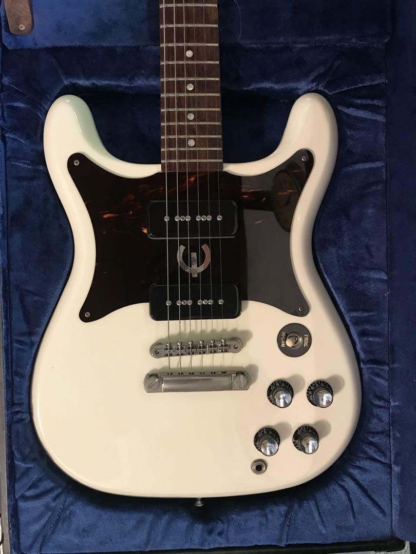 Electric Guitar Epiphone Wilshire 1962 Reissue 2009 White | eBay
