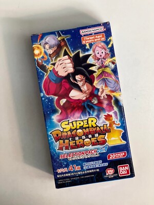 Bandai card Super Dragon Ball Z HEROES Selection Pack part 1 Box