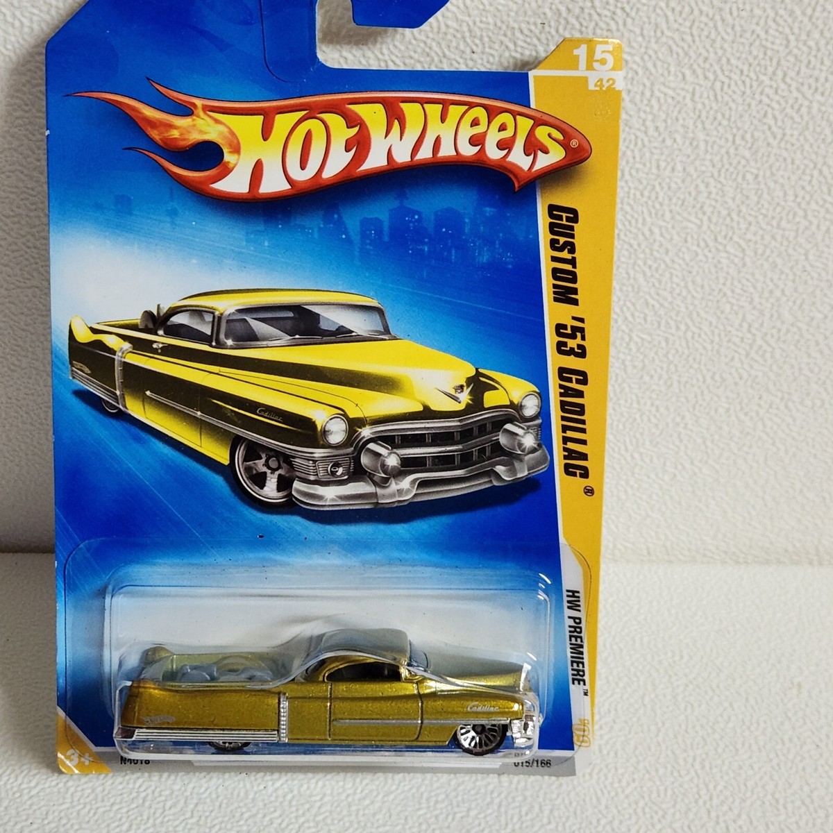 2009 Hot Wheels Custom 53 Cadillac Pickup HW Premiere 15/42 Gold w