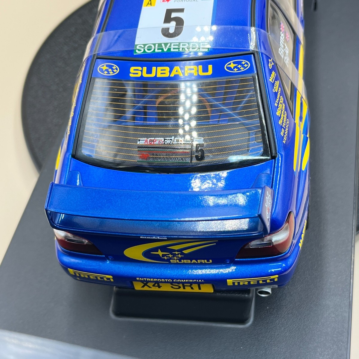 AUTOart 1/18 Subaru Impreza WRC 2001 Rally Portugal #5 Burns Reid