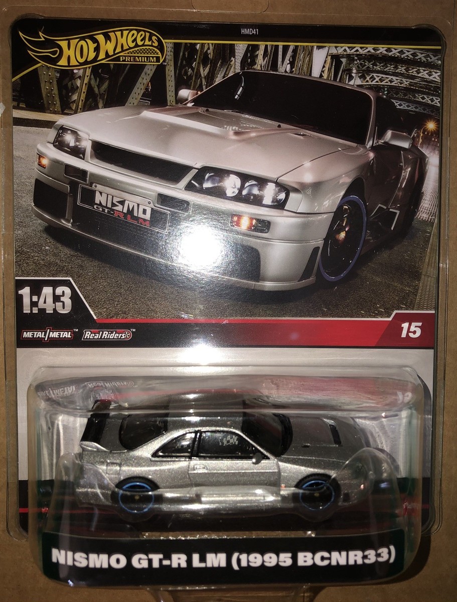 HOT WHEELS PREMIUM 1:43 Nismo GT-R LM (1995 BCNR33) METAL REAL