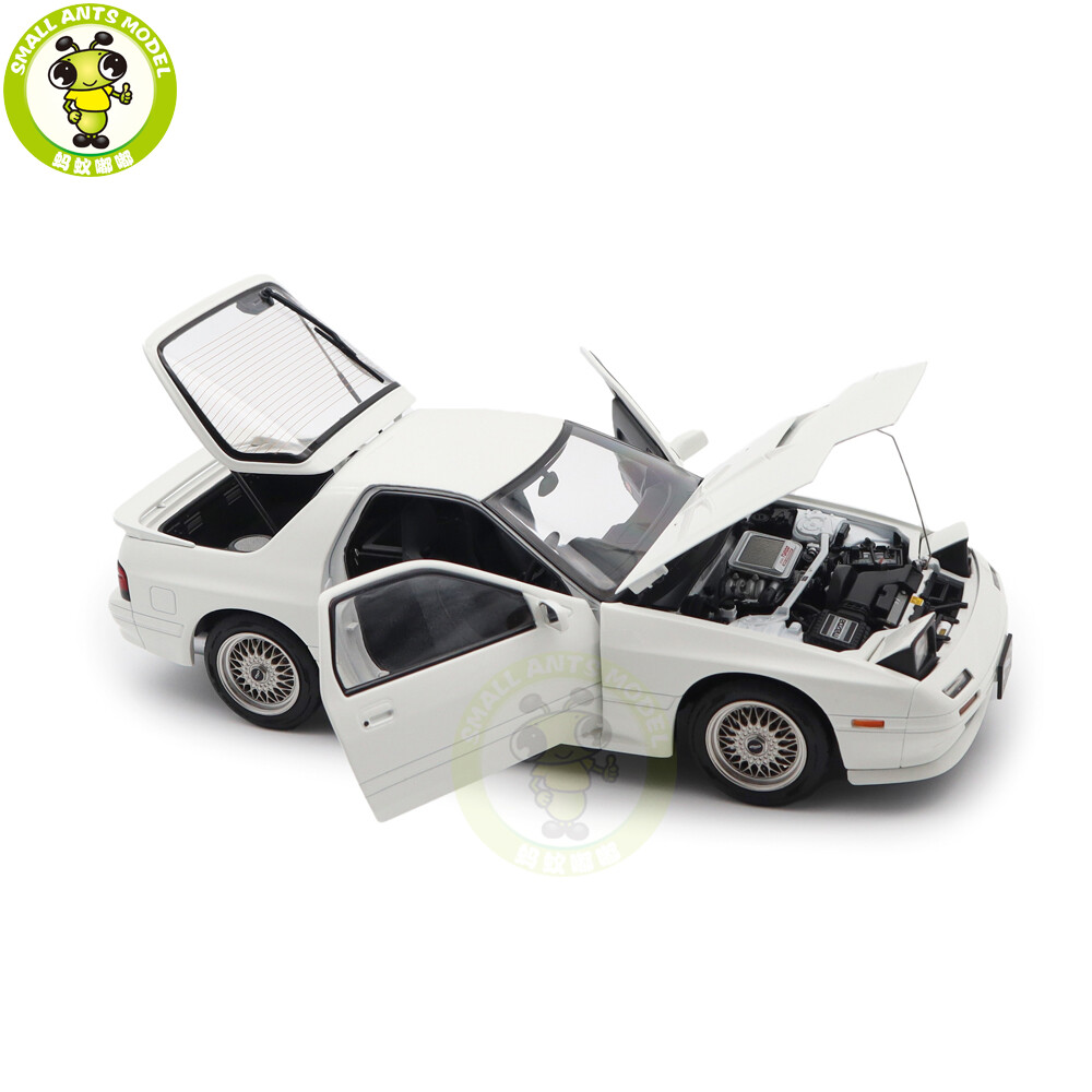 1/18 Mazda Savanna RX-7 RX 7 FC3S Whelart White Diecast Model Toy