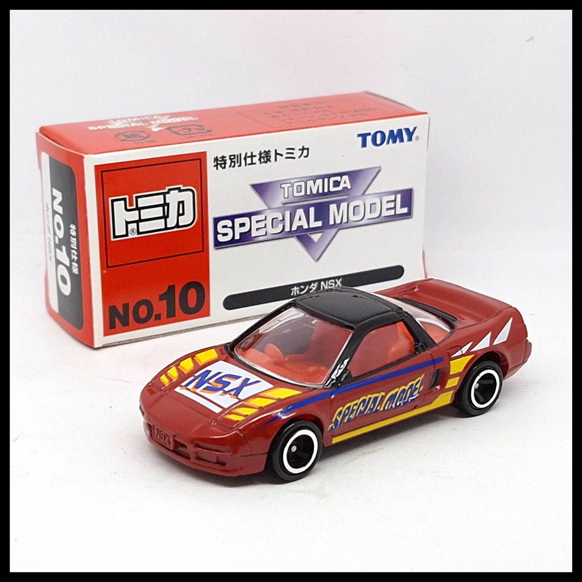 TOMICA SPECIAL MODEL 10 HONDA NSX 1/59 TOMY DIECAST CAR 19 78 RED