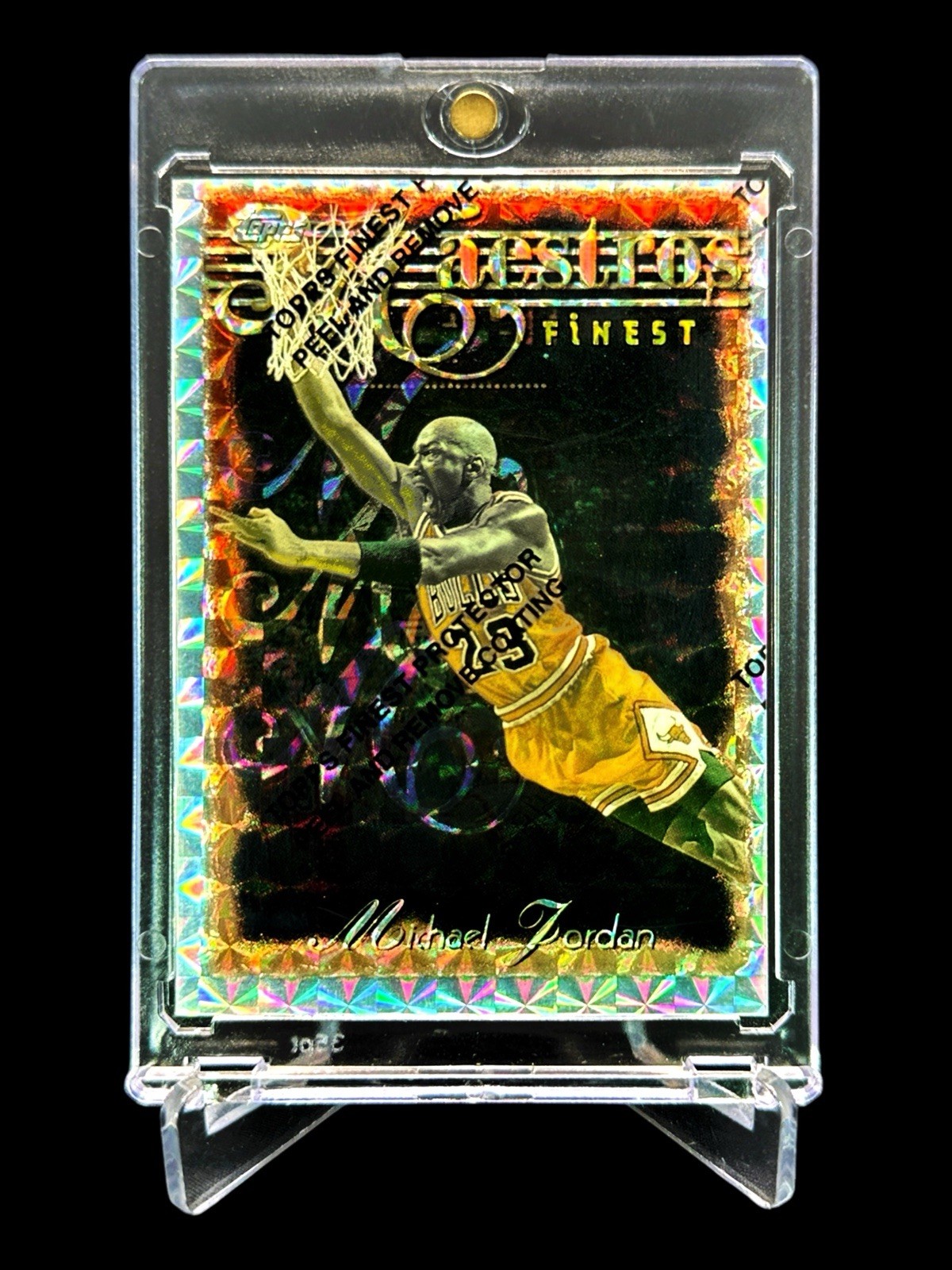 Michael Jordan 1996 Topps Finest #127 Silver - Refractor (No