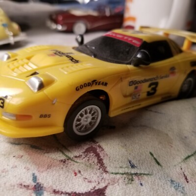 Goodwrench Yellow Corvette battery powered | eBay