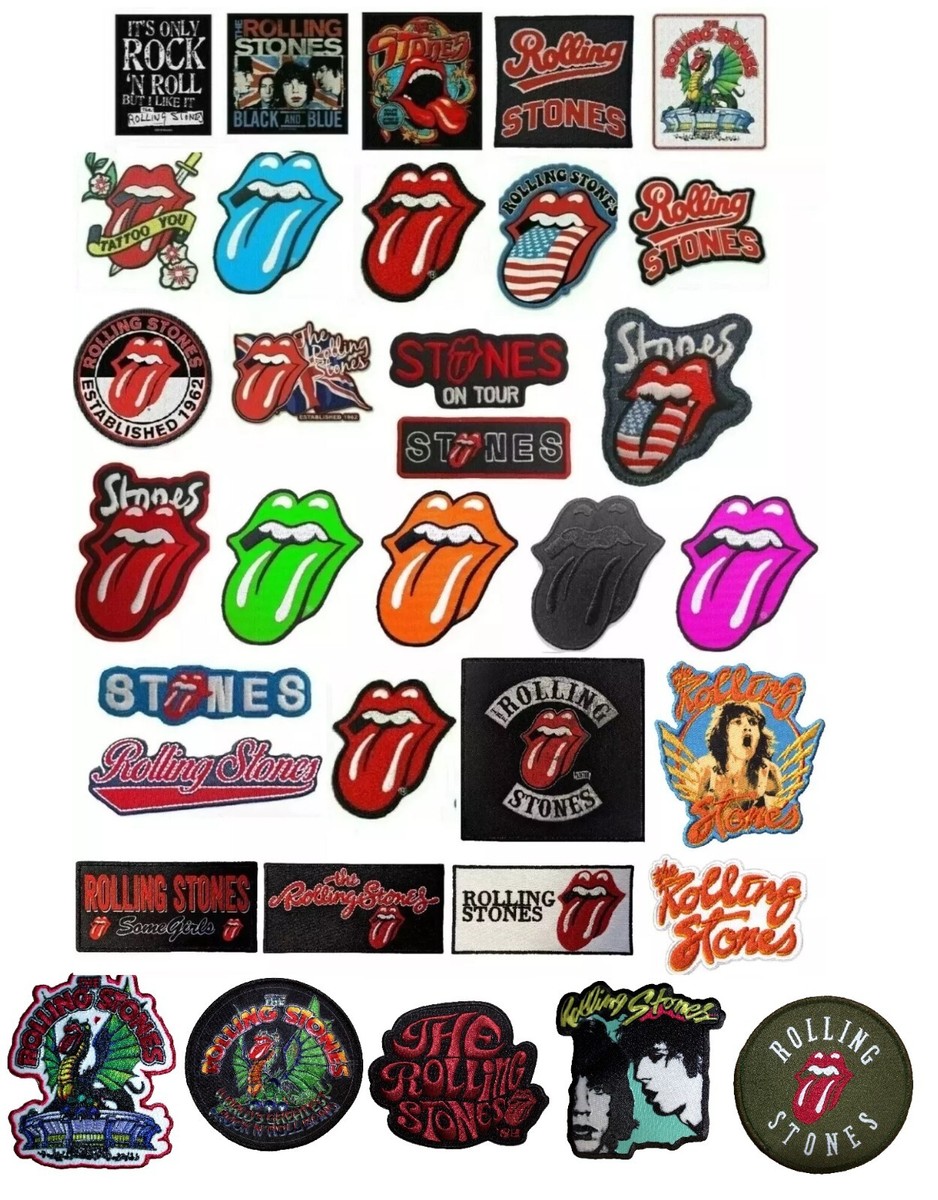 THE ROLLING STONES - OFFICIAL SEW-ON / IRON-ON PATCH tongue LOGO