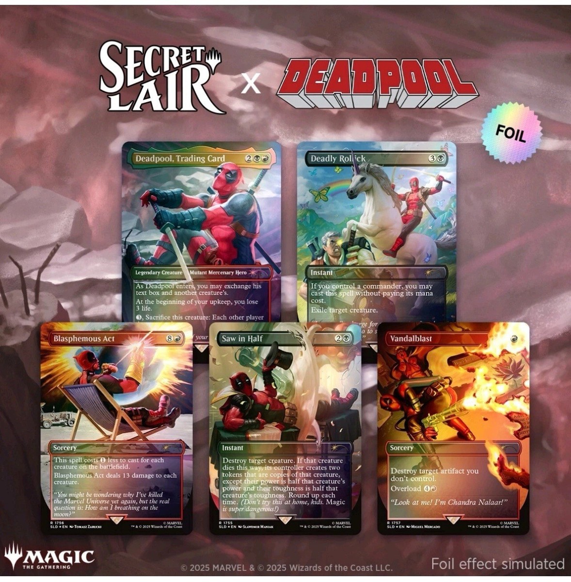MTG Secret Lair x Deadpool — ✨FOIL✨ | eBay