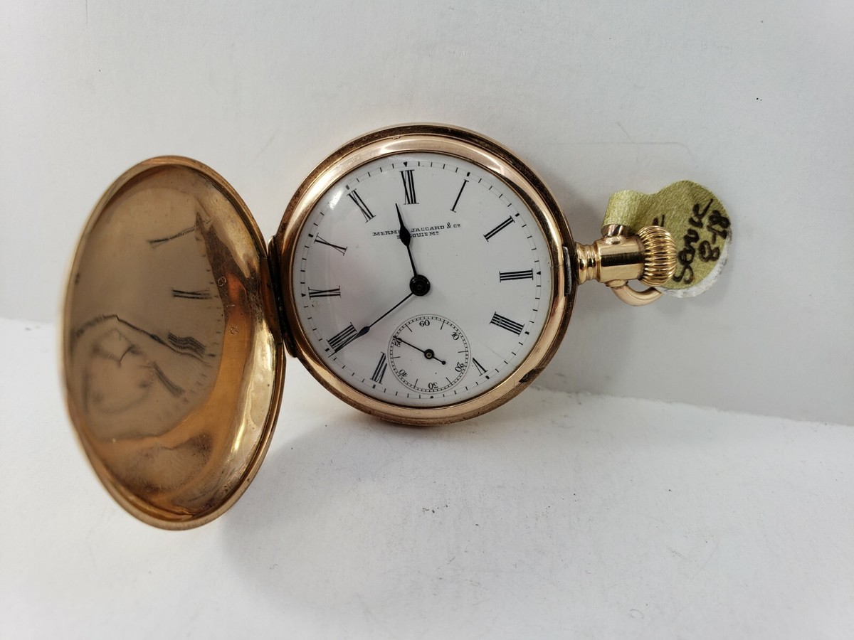 Mermod Jaccard Gold Filled Pocket Watch - 34mm | eBay
