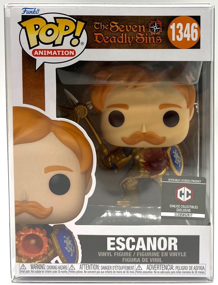 Funko Pop! The Seven Deadly Sins Escanor #1346 Chalice Exclusive