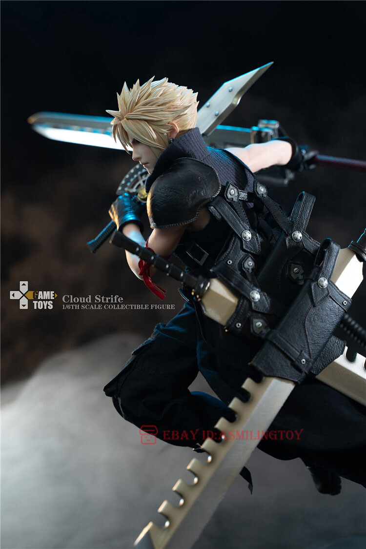 GAMETOYS 1/6 Cloud Strife & Fenrir AC Ver GT-006C Figure Deluxe