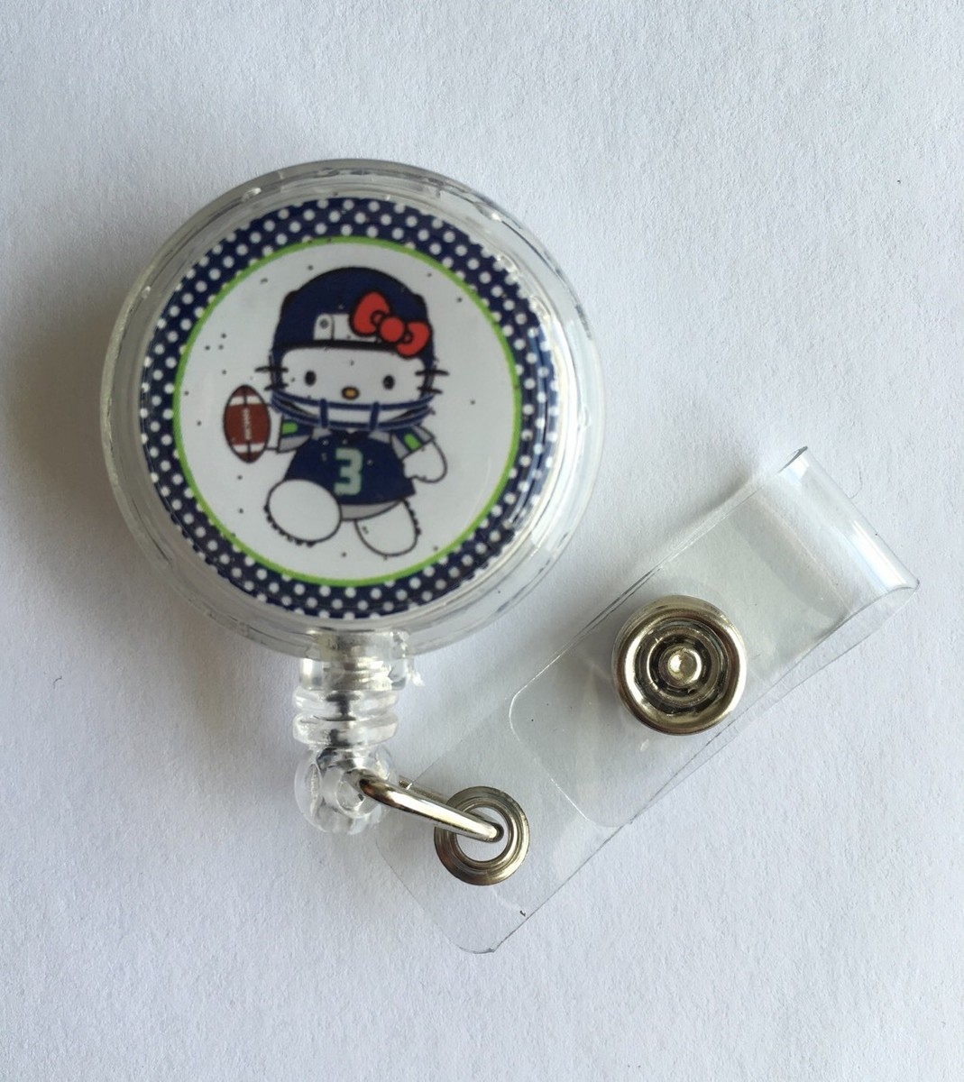 HELLO KITTY NFL Seattle Seahawks #3 Russell Wilson,Retractable