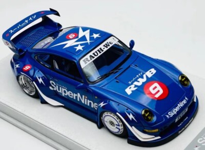 Porsche 911 993 RWB (SuperNine Blue) [FuelMe Model] 1/18 scale | eBay