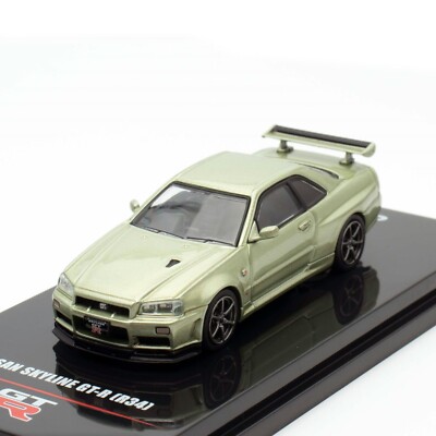 INNO64 NISSAN SKYLINE GT-R R34 V-SPEC II MILLENNIUM JADE SEALED | eBay