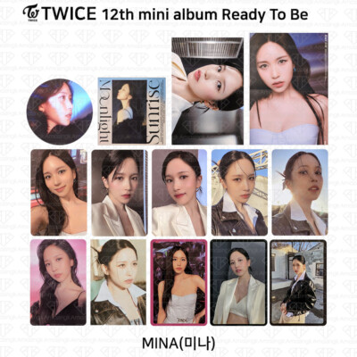 TWICE 12th Mini Album Ready To Be Photocard Message Card Poster