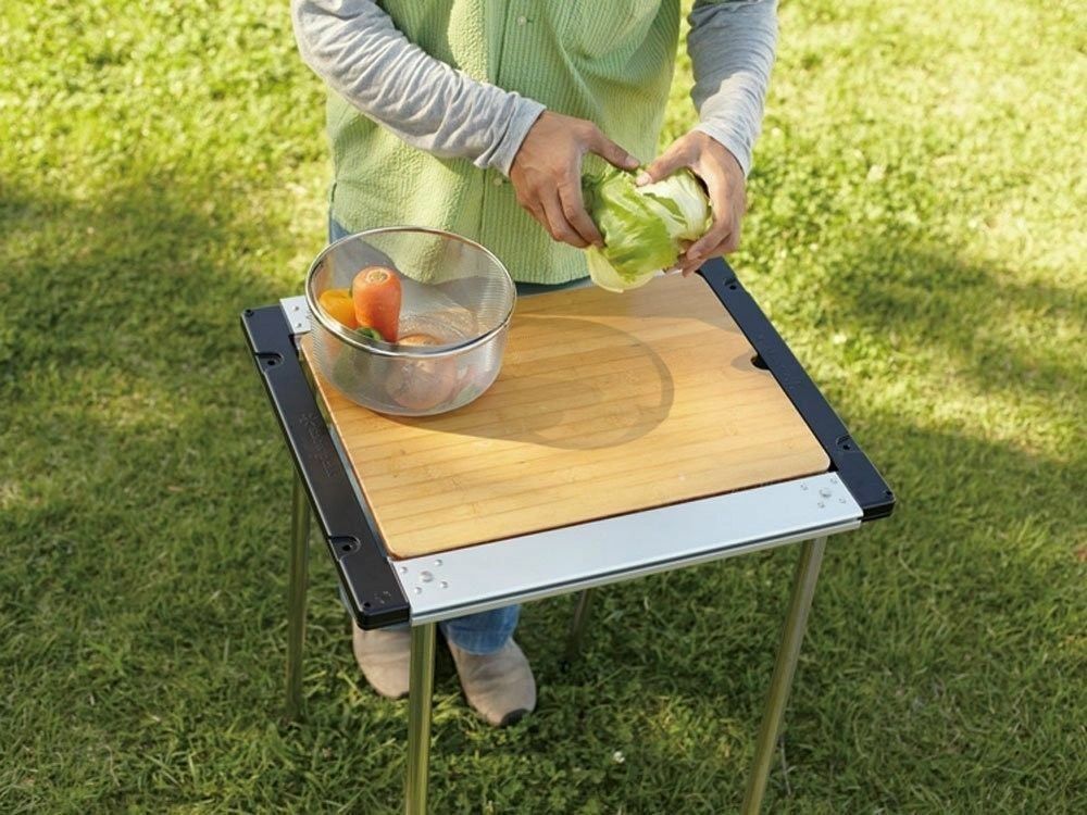 SNOW PEAK JAPAN CK-126TR IRON GRILL TABLE (IGT) BAMBOO W INSERT