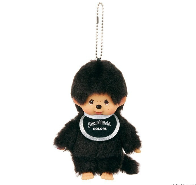 Sekiguchi Monchhichi COLORS Plush doll Keychain BLACK Japan NEW | eBay