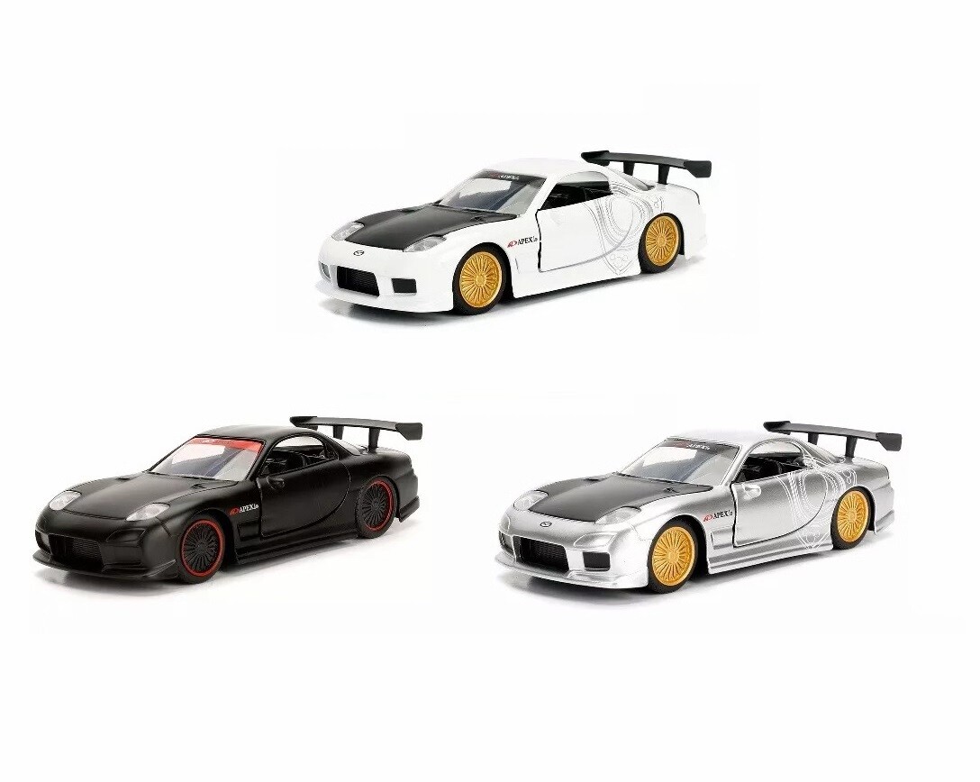 JDM Tuners 1993 Mazda RX-7 Hardtop Metals Die Cast Jada 98573WA1