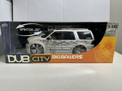 JADA DUB BIG BALLERS 2003 LINCOLN NAVIGATOR PEARL WHITE 1:18