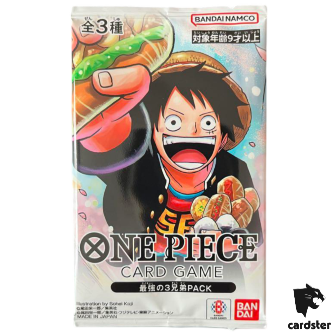 PACK] Strongest Three Brothers One Piece Promo P-073 P-074 P-075
