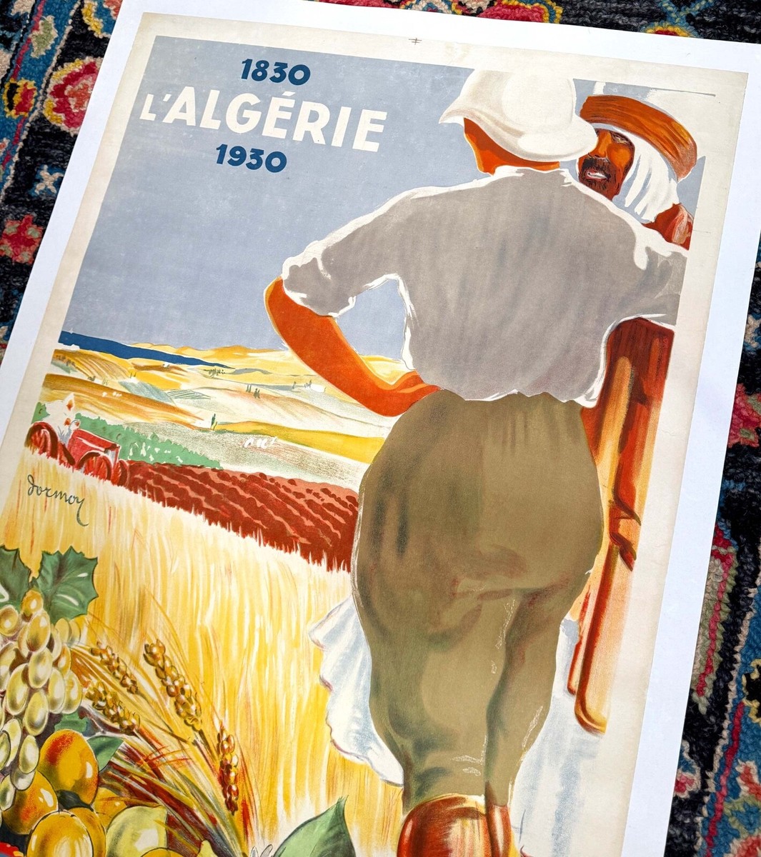 L'Algerie French Colonial Authentic original poster printed in