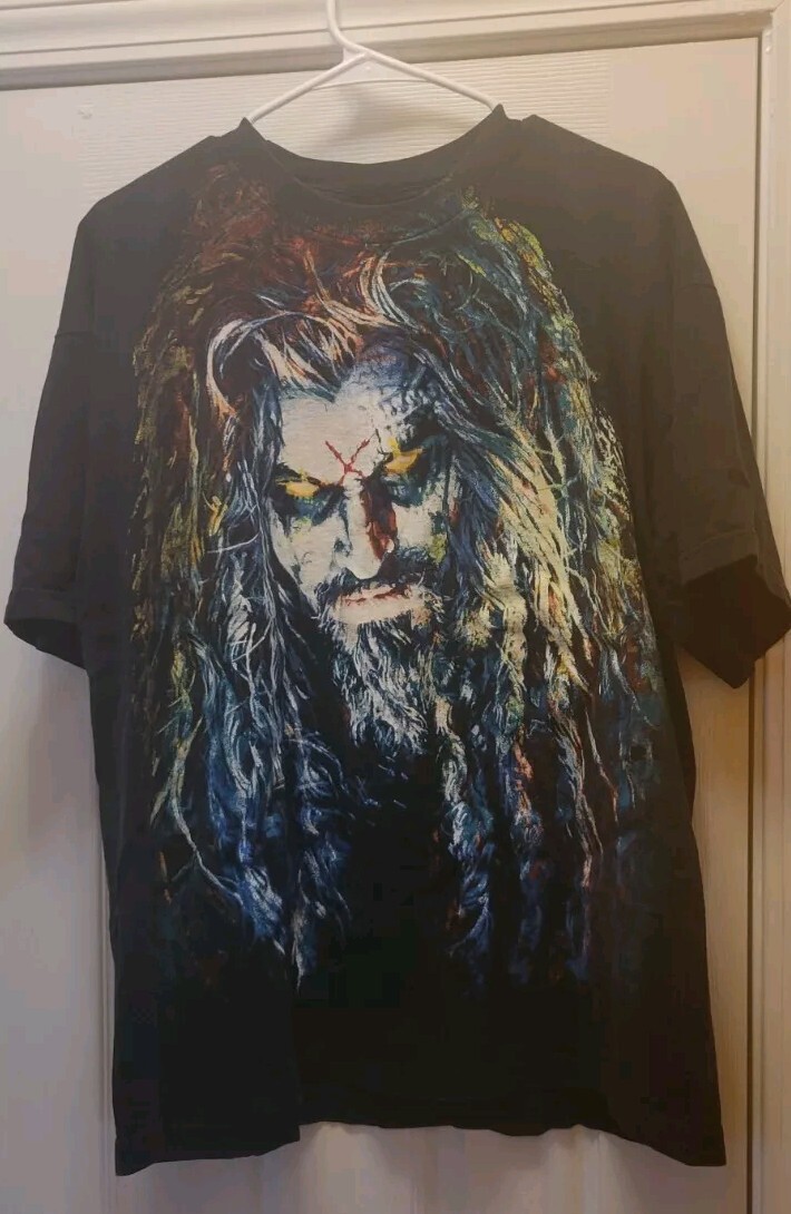Vintage 90's Rob Zombie 100% Hardcore T-Shirt X-Large Winterland