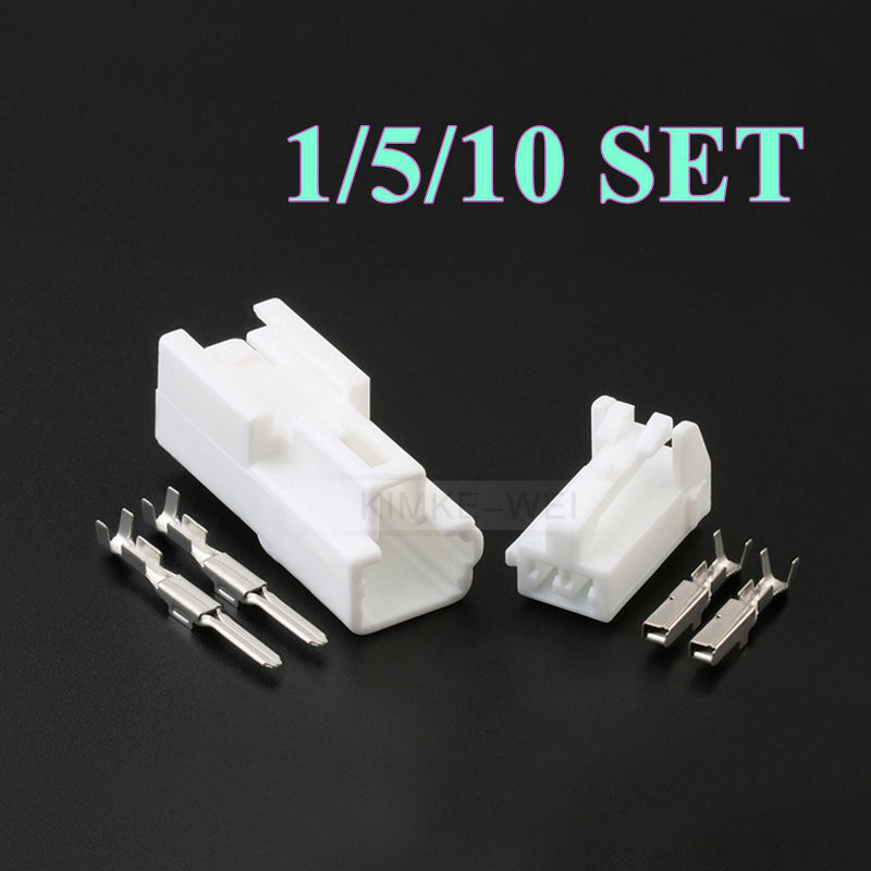 2 Pin/Way KET Yazaki Automotive Sensor Male Female Connector Plug