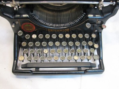 Underwood No. 5 Antique Typewriter Standard Mechanical Writing