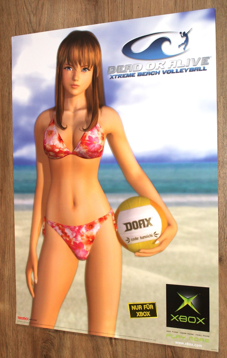 Dead or Alive Xtreme Beach Volleyball very rare Promo Poster 84x59