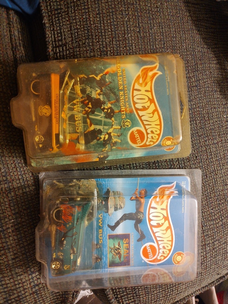 Hot Wheels United States Navy Seals VW Bus & Army Golden Knights