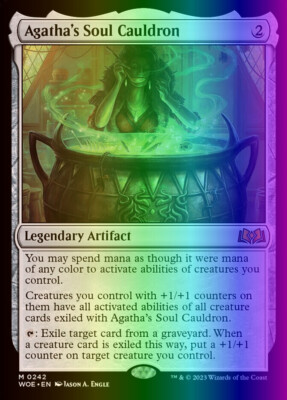 MTG Agatha's Soul Cauldron (242/475) Wilds of Eldraine LP FOIL | eBay