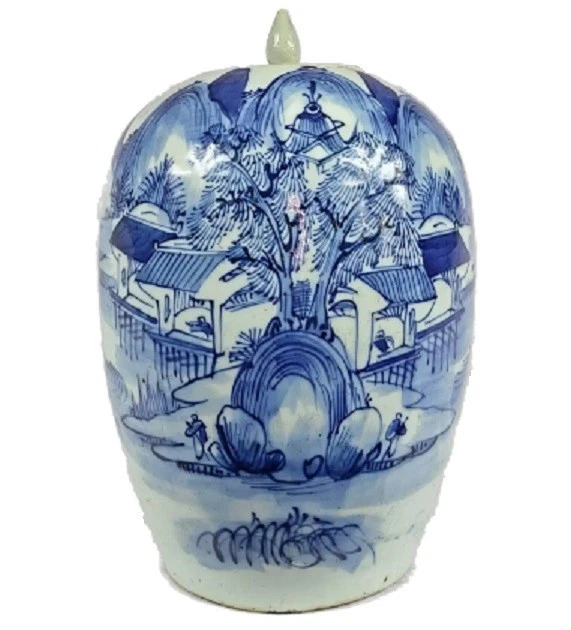 陶瓷蓝色1800-1849 中国古董花瓶| eBay