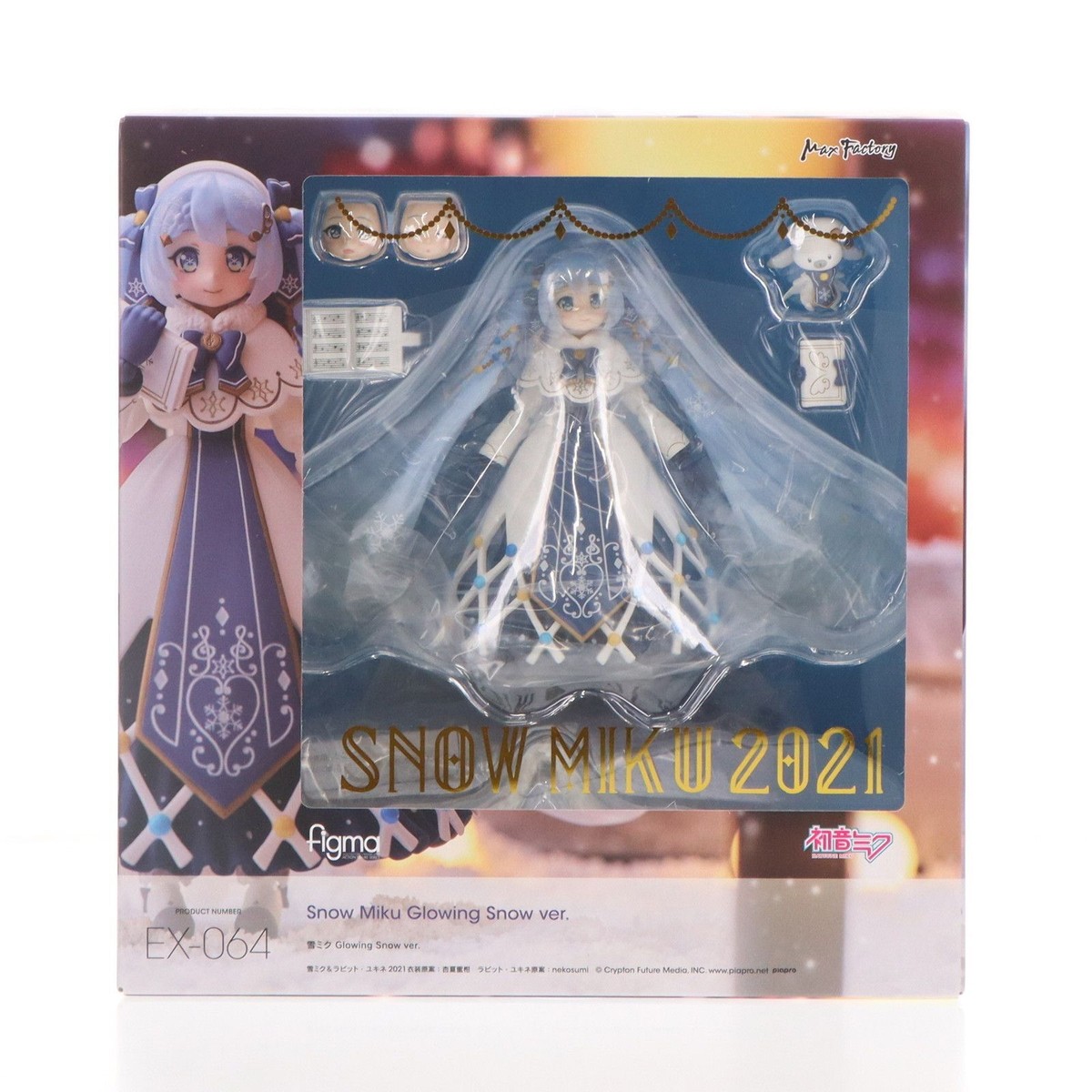 MAX FACTORY FIGMA SNOW HATSUNE MIKU 2021 GLOWING SNOW VERSION EX