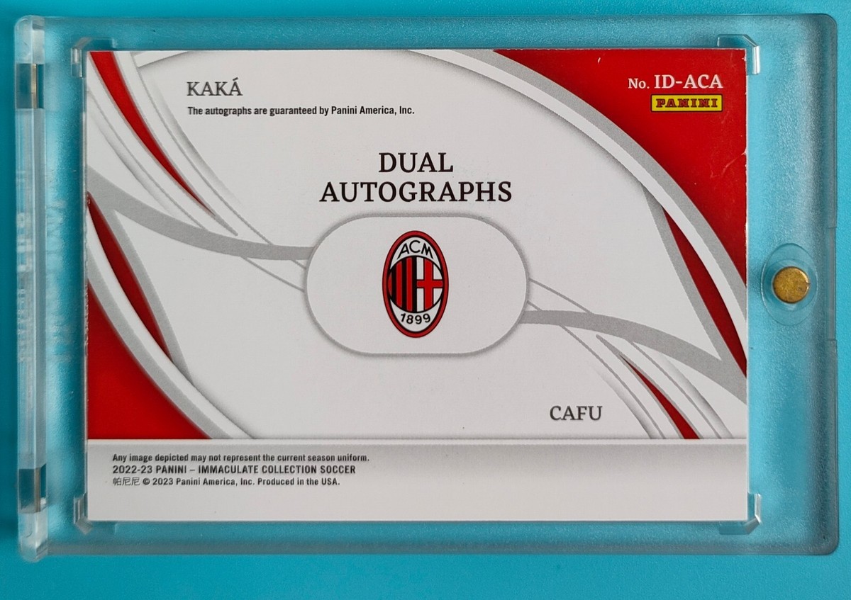 2022-23 Immaculate AC Milan Kaká Cafu Dual Auto 15/15 | eBay