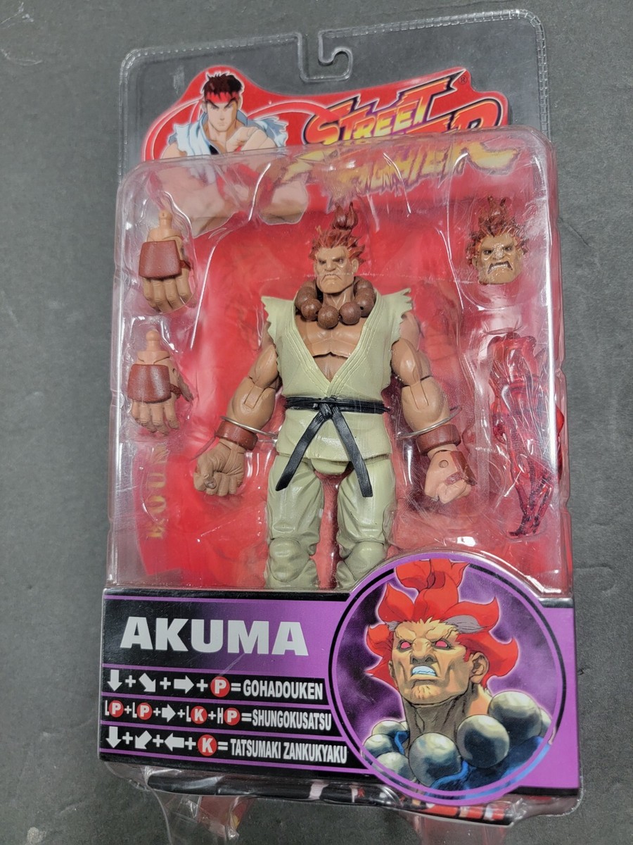 Street Fighter Round 4 Akuma White Variant - SOTA Toys Action