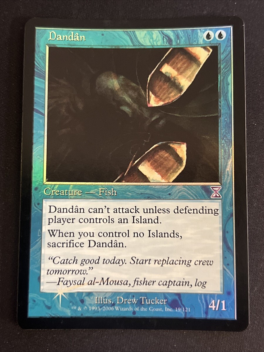 1x Foil Dandan (19) Time Spiral Timeshifted LP MTG Magic the