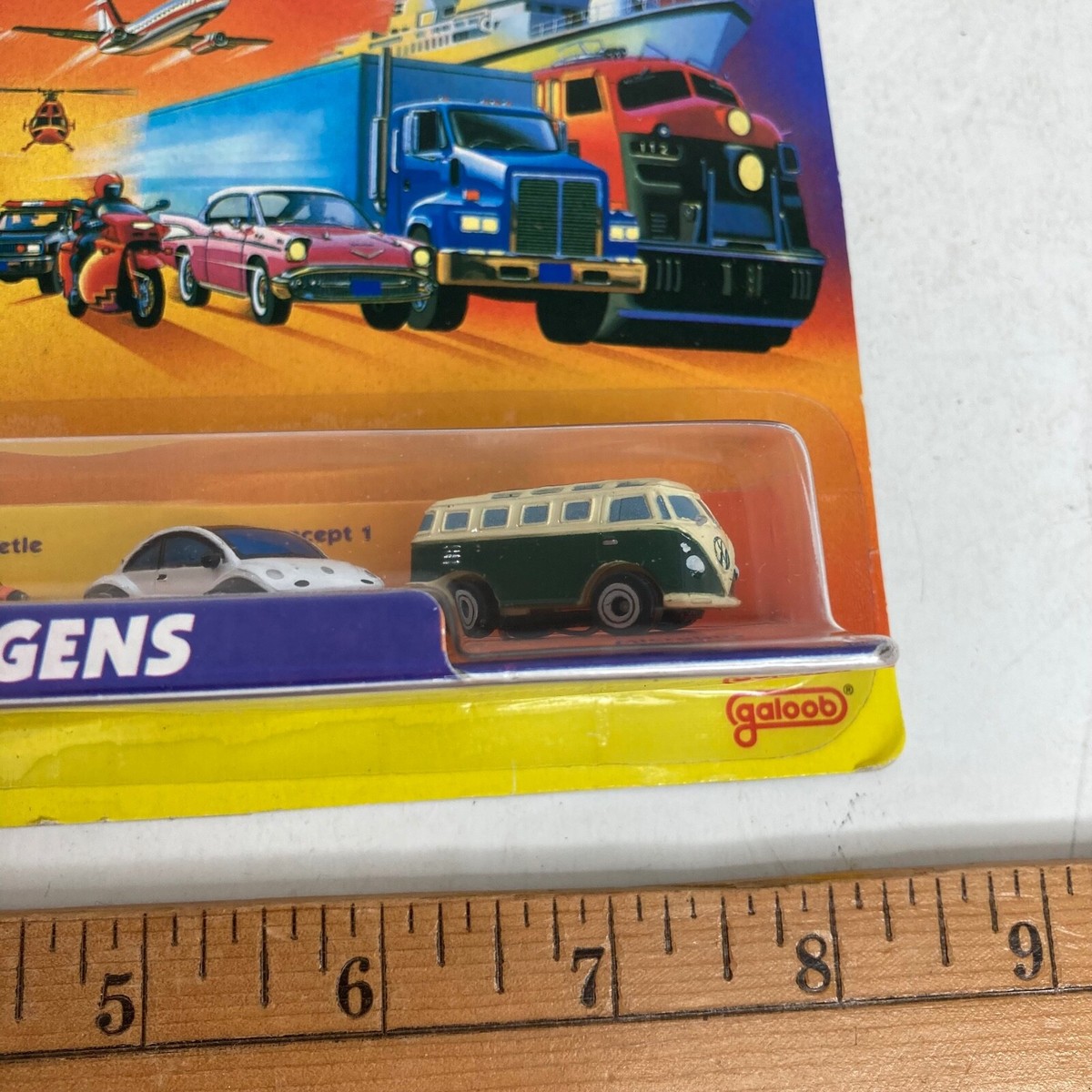 MICRO MACHINES #5 VOLKSWAGEN #75030 GALOOB. Beetles, Cabriolet