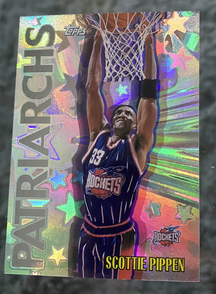 Topps Scottie Pippen Basketball Autographed Sports Trading Cards
