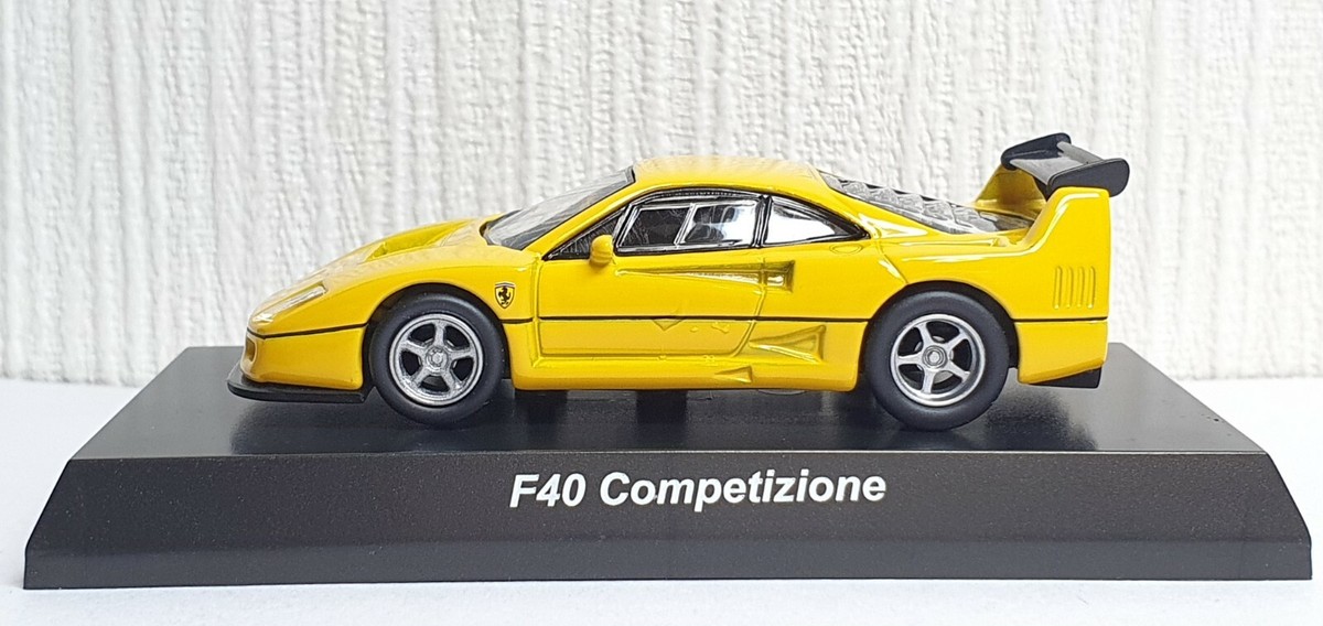 Kyosho 1/64 FERRARI F40 COMPETIZIONE YELLOW diecast car model | eBay