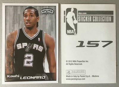 Kawhi Leonard ROOKIE Sticker Panini NBA 2012-13 Mint Condition