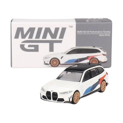 MINI GT 1/64 BMW M3 M PERFORMANCE TOURING ALPINE WHITE (LHD) 00776