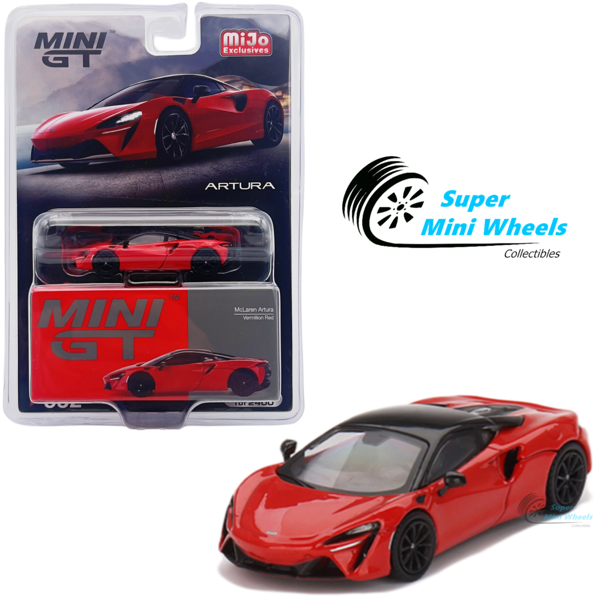 Mini GT 1:64 McLaren Artura Vermillion Red LHD #532 | eBay