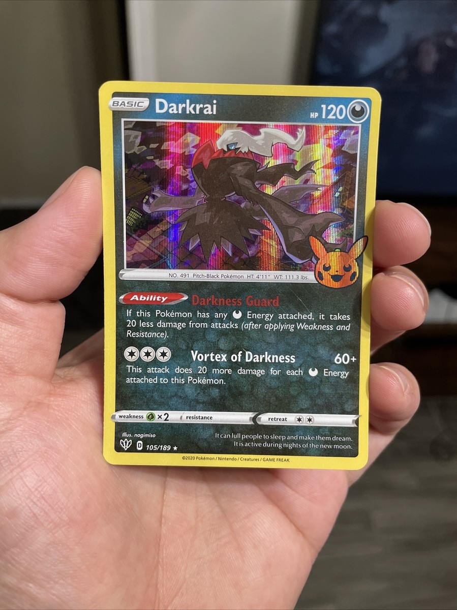 Darkrai Pokémon Holo Stamped Halloween Edition Card 2020 | eBay