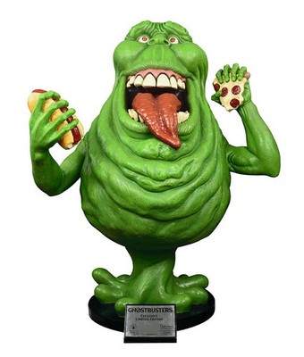 Ghostbusters Slimer Exclusive Glow in the Dark Life Size Statue | eBay