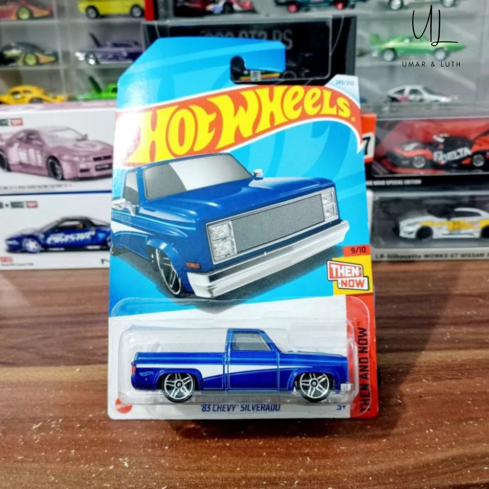 Hot Wheels 2024 - '83 CHEVY SILVERADO Color Blue HW THEN AND NOW