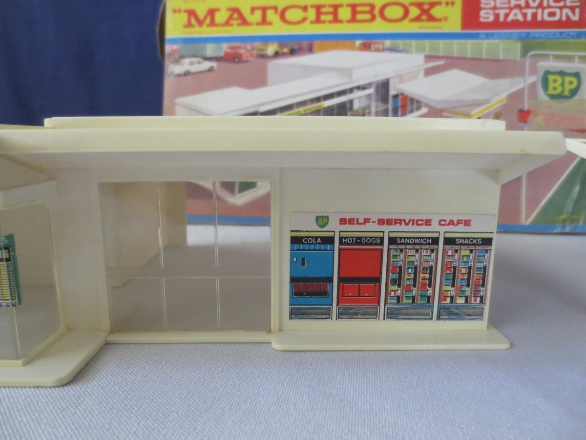Vintage Lesney Matchbox BP Service Station MG-1 Made in ENGLAND