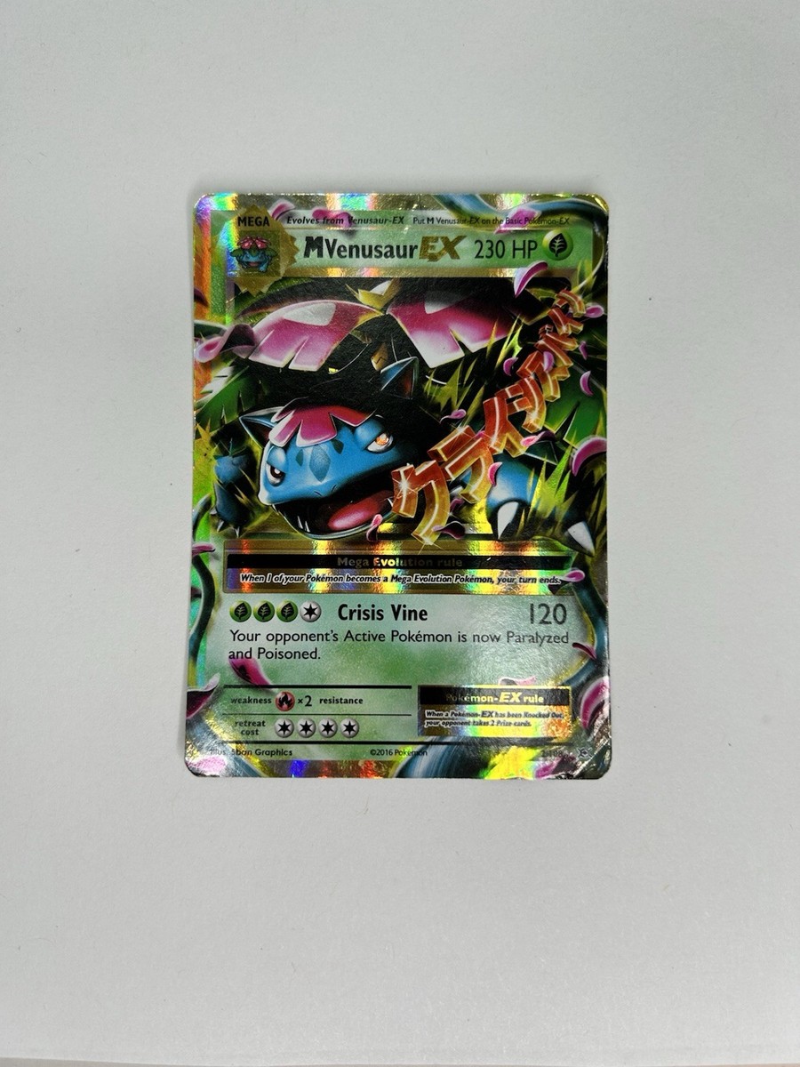 2016 Mega Venusaur EX Ultra Rare Pokemon TCG XY Evolutions Holo