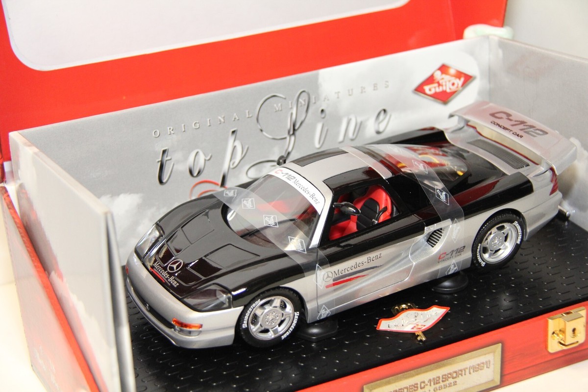 1/18 GUILOY MERCEDES C112 SPORT CONCEPT, BLACK/SILVER , NEW | eBay