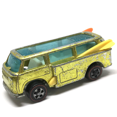 Hot Wheels Redline Volkswagen Beach Bomb 1969 Rare Yellow White