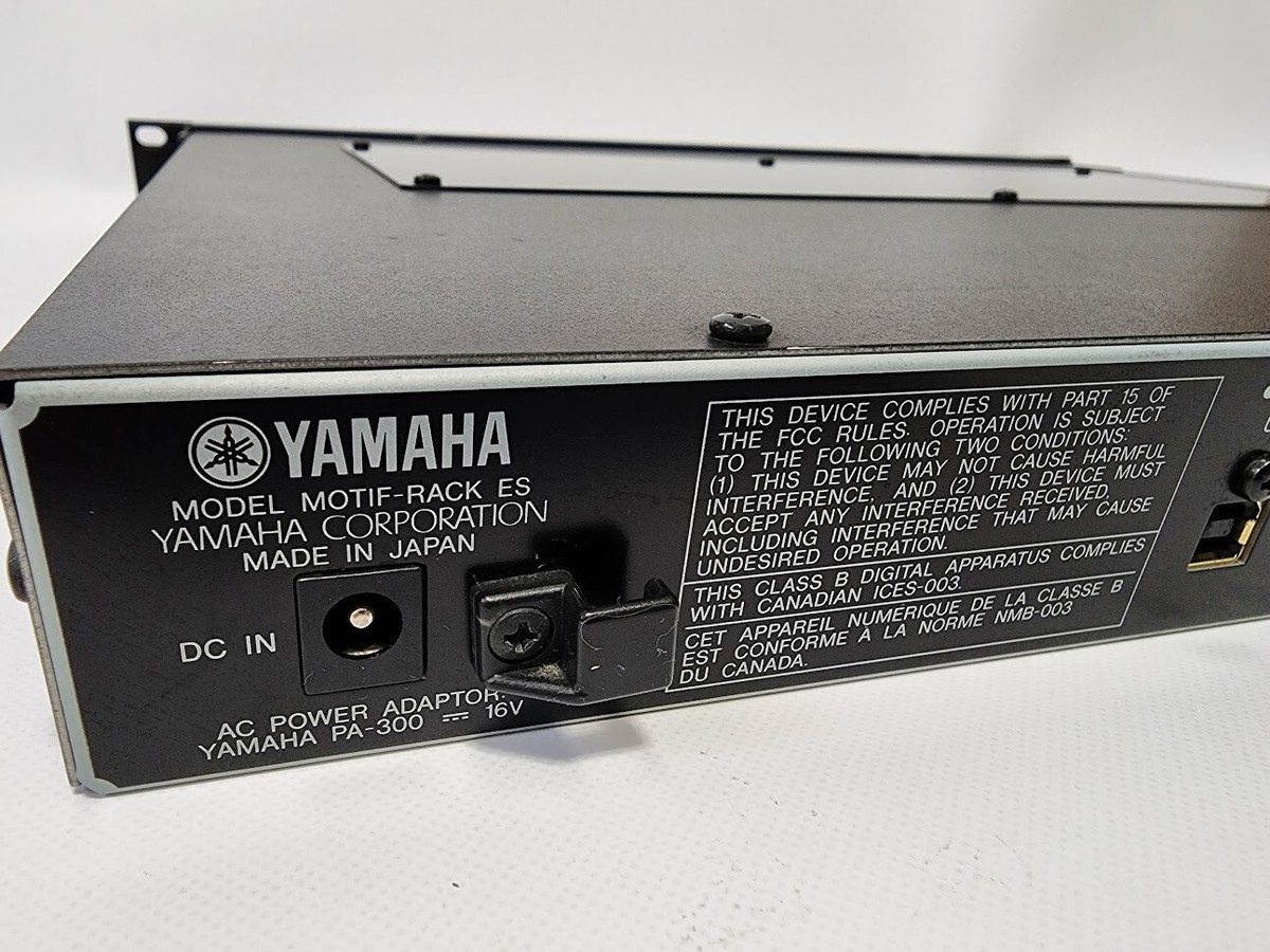 Yamaha MOTIF Rack ES Keyboard Synthesizer | eBay